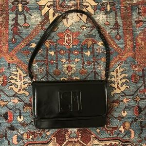 Black leather Steve Madden shoulder bag